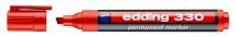 EDDING ανεξίτηλος μαρκαδόρος 330, 1-5mm, επαναγεμιζόμενος, κόκκινος