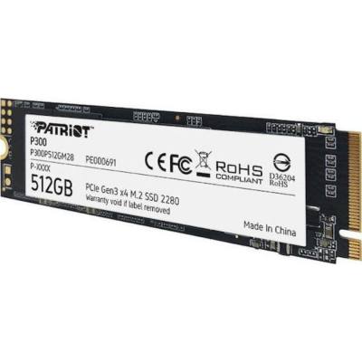Patriot P300 SSD 512GB M.2 NVMe PCI Express 3.0 (P300P512GM28) (PATRP300P512GM28)