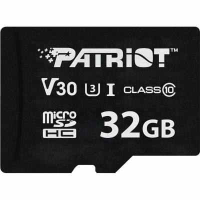 Patriot Memory Card VX Series 32GB MicroSDXC V30 Class 10 UHS-I U3 4K UHD (PSF32GVX31MCH) (PATRPSF32GVX31MCH)