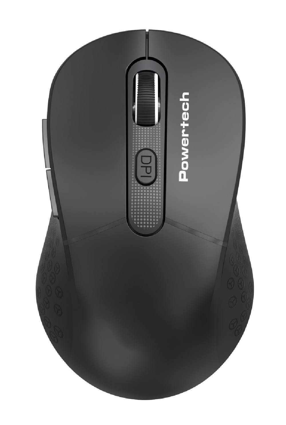 POWERTECH ασύρματο ποντίκι PT-1466, USB δέκτης, έως 1600DPI, μαύρο