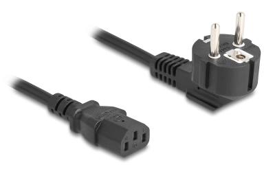 DELOCK καλώδιο τροφοδοσίας 81567, 3x 1.00mm², 2m, μαύρο