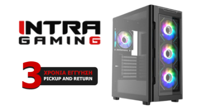 INTRA PC AMD GAMING, AMD RYZEN 7 5700X, 16GB DDR4 3200MHz, NVIDIA VGA RTX 5050 8GB, 1TB SSD NVMe, LAN GB, MIDI TOWER, 600W PSU, 
