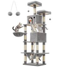 Feandrea Cat Tower XXl, Height 206 cm, up to 6 Cats (PCT190W01)  (FEAPCT190W01)