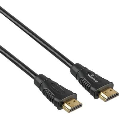 MediaRange HDMI Premium High Speed with Ethernet Cable, Ver. 2.0, 18 Gbps Ver. 2.1, 4k@60Hz, 2.0m, Black (MRCS247)