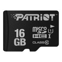 Patriot LX Series 16 GB microSDHC Black UHS-I U1 Class 10 (PSF16GMDC10) (PATRPSF16GMDC10)