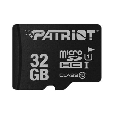Patriot LX Series 32 GB microSDHC Black UHS-I U1 Class 10 (PSF32GMDC10) (PATRPSF32GMDC10)