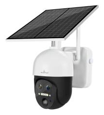 POWERTECH smart ηλιακή κάμερα PT-1497, dual lens, 3MP, 4G, PTZ, SD, IP65