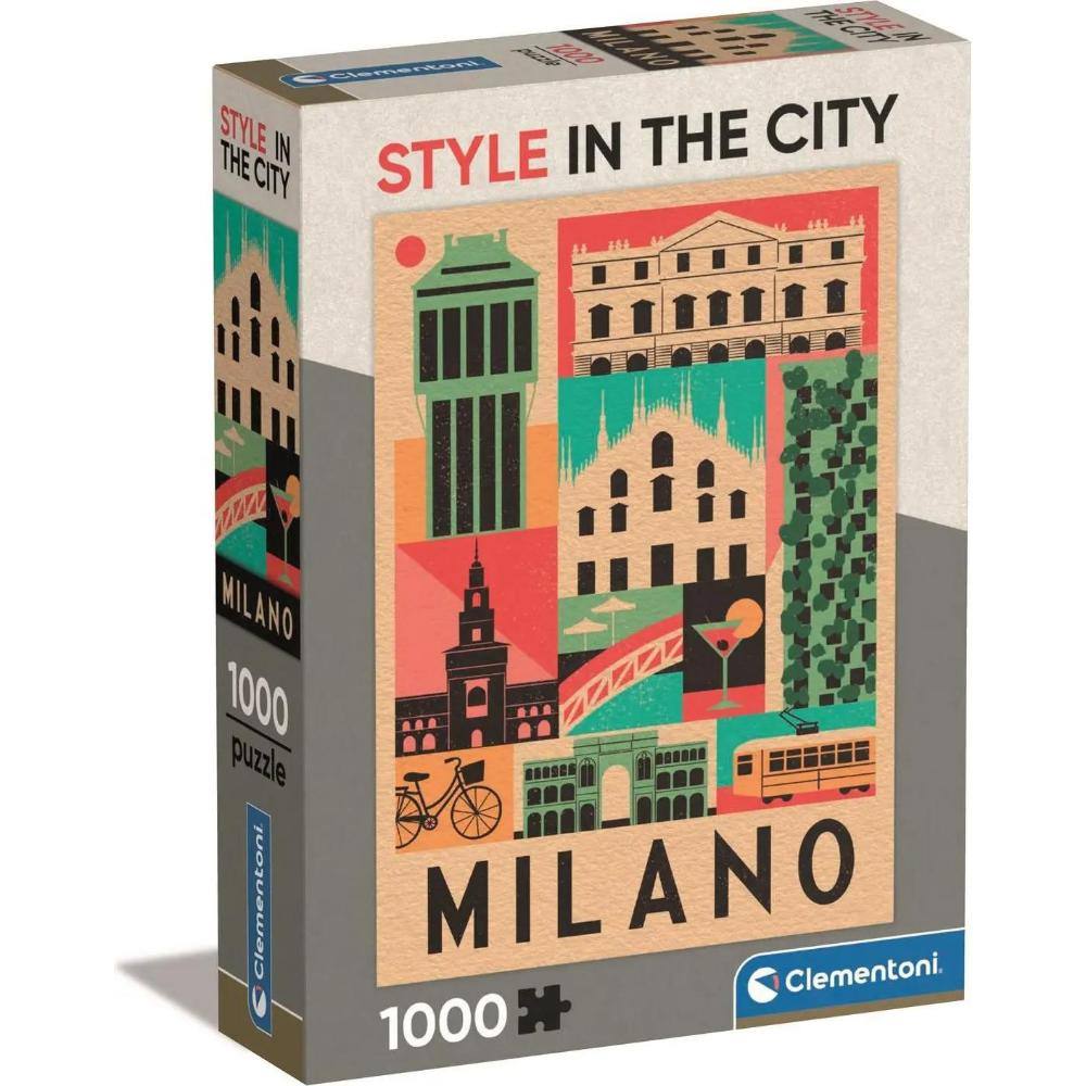Clementoni Puzzle Style in the City Collection - Milan 1000pcs (39842) (CLE39842)