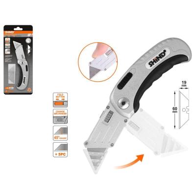 Shind Αναδιπλουμενη Φαλτσετα Αλουμινιου+5λα (SHI-37571) (SHI37571)