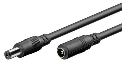 GOOBAY καλώδιο προέκτασης τροφοδοσίας 71399, 5.5x2.1mm, 3m, μαύρο