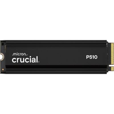 Crucial P510 Gen5 2280 2TB NVMe PCIe M.2 SSD mit Heatsink (CT2000P510SSD5) (CRUCT2000P510SSD5)