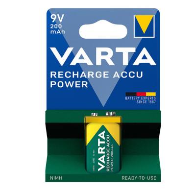 Varta R2U 6F22 9V Ni-MH 200 mAh 8, 4V rechargeable battery (VART6890)