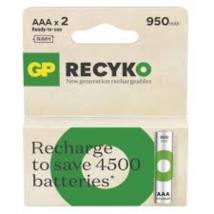 GP ReCyko 950mAh rechargeable batteries AAA / R03 Ni-MH  (GPB20656)
