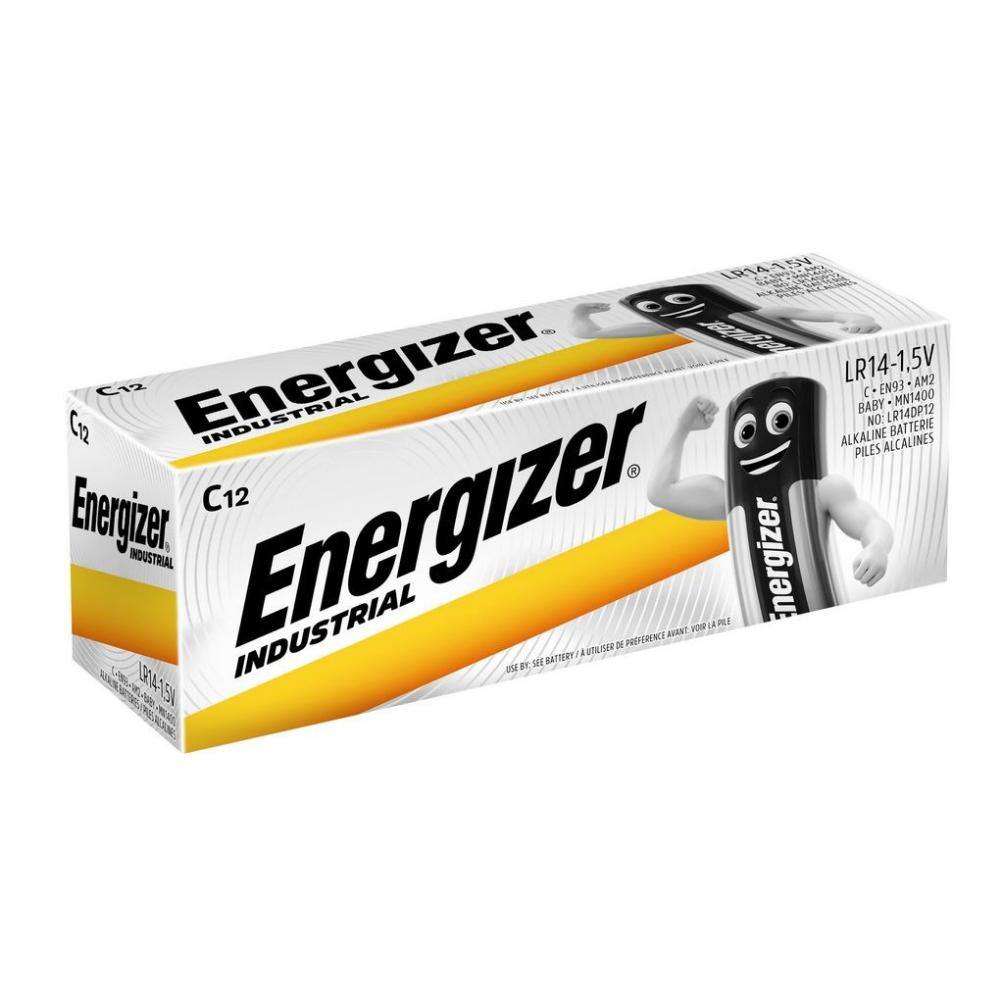 Energizer Industrial LR14/C Alkaline Battery – 12 Pieces (ENE3409)