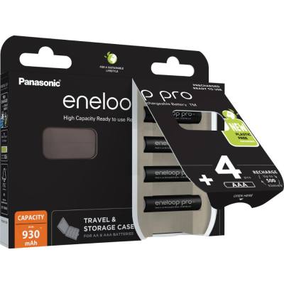 Panasonic Eneloop PRO NEW Ni-MH 930mAh BK-4HCDEC4BE Rechargeable Batteries R03 / AAA (blister + box) (PAN19726)
