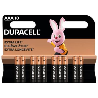 Duracell Basic MN2400 LR03 AAA alkaline battery (blister) - 10 pieces (DUR20366)