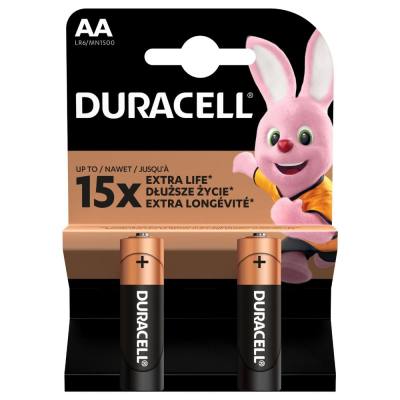 Duracell Duralock Basic C&B LR6 AA Alkaline Battery (blister) (DUR20368)