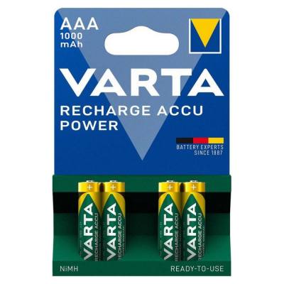 Varta Ready2use R03 AAA Ni-MH rechargeable Batteries 1000 mAh (VART11680)