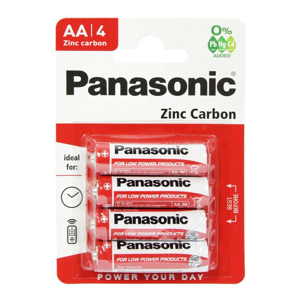 Panasonic R6 AA Zinc-carbon battery (blister) (PAN10862)