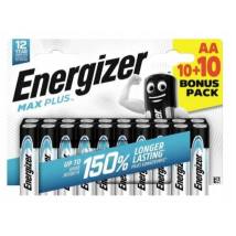 Energizer MAX Plus LR6/AA alkaline battery (blister) - 20 pcs (ENE20626)