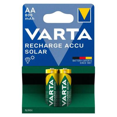Varta SOLAR Ni-MH 800 mAh rechargeable batteries AA / R6  (VART18541)