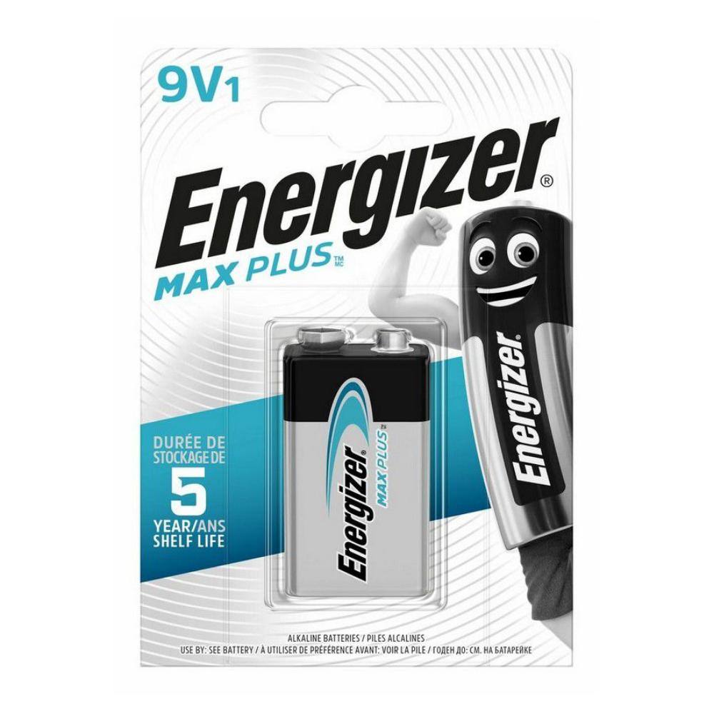 Energizer Max Plus 6LR61/9V alkaline battery (blister) (ENE17619)
