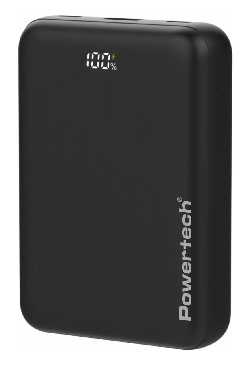 POWERTECH power bank PT-1503 με οθόνη, 20000mah, 22.5W, μαύρο