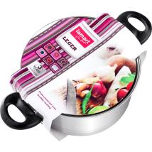 Κατσαρόλα LEGER SS 20x11,5cm 3,5lt Stainless Steel Lamart LTB2011 Ασημί