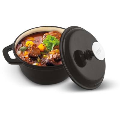 Κατσαρόλα από Μαντέμι 18cm Lamart IRON LT1207 Μαύρο