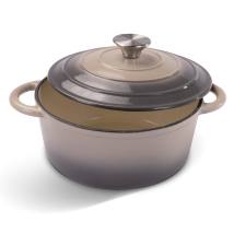 Κατσαρόλα Εμαγιέ 22x9.5cm 2.7lt Lamart IRON LT1301