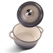 Κατσαρόλα Εμαγιέ 22x9.5cm 2.7lt Lamart IRON LT1301