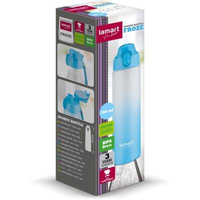 Αθλητικό Πλαστικό Παγούρι Lamart LT4055 Froze 700ml Μπλε