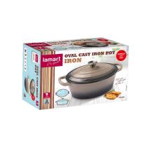 Κατσαρόλα Oval Εμαγιέ 28x11.2cm 3.5lt Lamart IRON LT1305