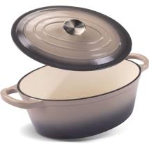 Κατσαρόλα Oval Εμαγιέ 28x11.2cm 3.5lt Lamart IRON LT1305