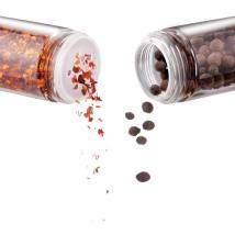 Θήκες Μπαχαρικών Lamart LT7044  Γυάλινες σε Περιστρεφόμενη Βάση 12τεμ.