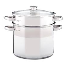 Κατσαρόλα Ζυμαρικών PASTA  με Σουρωτήρι 24cm 8lt Stainless Steel Lamart LTSS2417