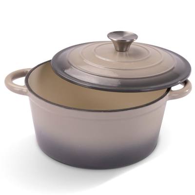 Κατσαρόλα Εμαγιέ 24x11.8cm 4.8lt Lamart IRON LT1302