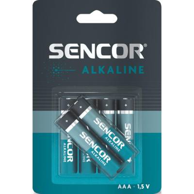 Μπαταρία Αλκαλική Sencor SBA LR03 size AAA 4+2τμχ