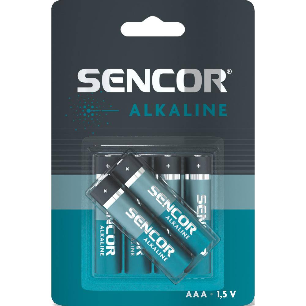 Μπαταρία Αλκαλική Sencor SBA LR03 size AAA 4+2τμχ