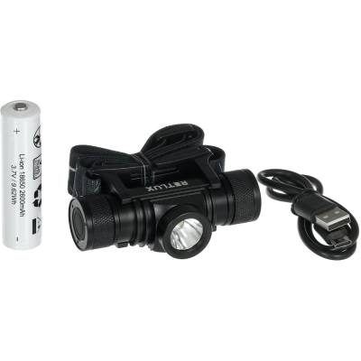 Επαναφορτιζόμενος Φακός Κεφαλής Retlux RPL 706 800 Lumens IP65 Απόσταση Δέσμης: 200m με Αισθητήρας Kίνησης και Λειτουργία Power 