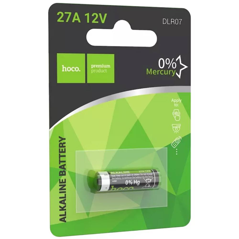 Μπαταρία Αλκαλική Hoco DLR07 A27/27A/CA22/EL812/EL812/G27A/GP27A/L828/MN27 12V Τεμ. 1