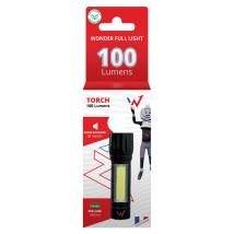 Επαναφορτιζόμενος Φακός Wonder Wt1501S 100 Lumens Απόσταση Δέσμης: 50m Αυτονομία:4h Βάρος:53gr IP44 Αλουμινίου