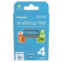 Μπαταρία Επαναφορτιζόμενη Panasonic Eneloop Lite NEW BK-4LCCE/4BE 550 mAh size AAA Ni-MH 1.2V Τεμ. 4 New Package