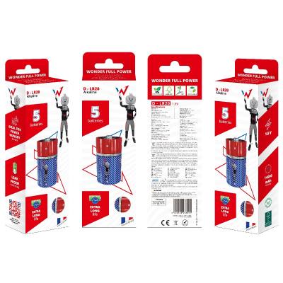 Μπαταρία Αλκαλική Wonder Full Power D-LR20 1.5V  Τεμ. 5
