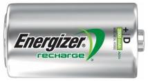 Μπαταρία Επαναφορτιζόμενη Energizer ACCU Recharge Power Plus HR20 2500 mAh size D 1.2V Τεμ. 2