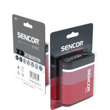 Μπαταρία Μαγγανίου Zinc Carbon Sencor  SBA 3R12 4,5V 1τμχ