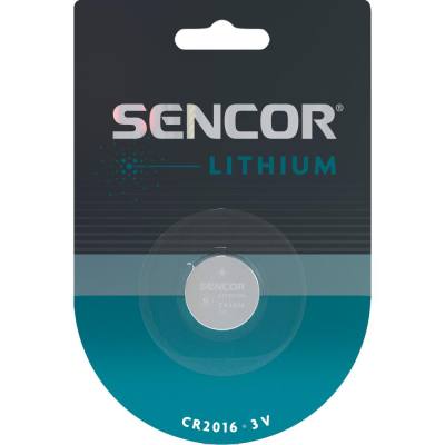 Μπαταρία Λιθίου Sencor SBA CR2016 3V 1τμχ