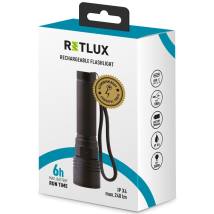 Επαναφορτιζόμενος Φακός Retlux RPL 400 240 Lumens Απόσταση Δέσμης: 100m Αυτονομία: 6h Βάρος: 84gr IPX4  Πλαστικός 2000mAh