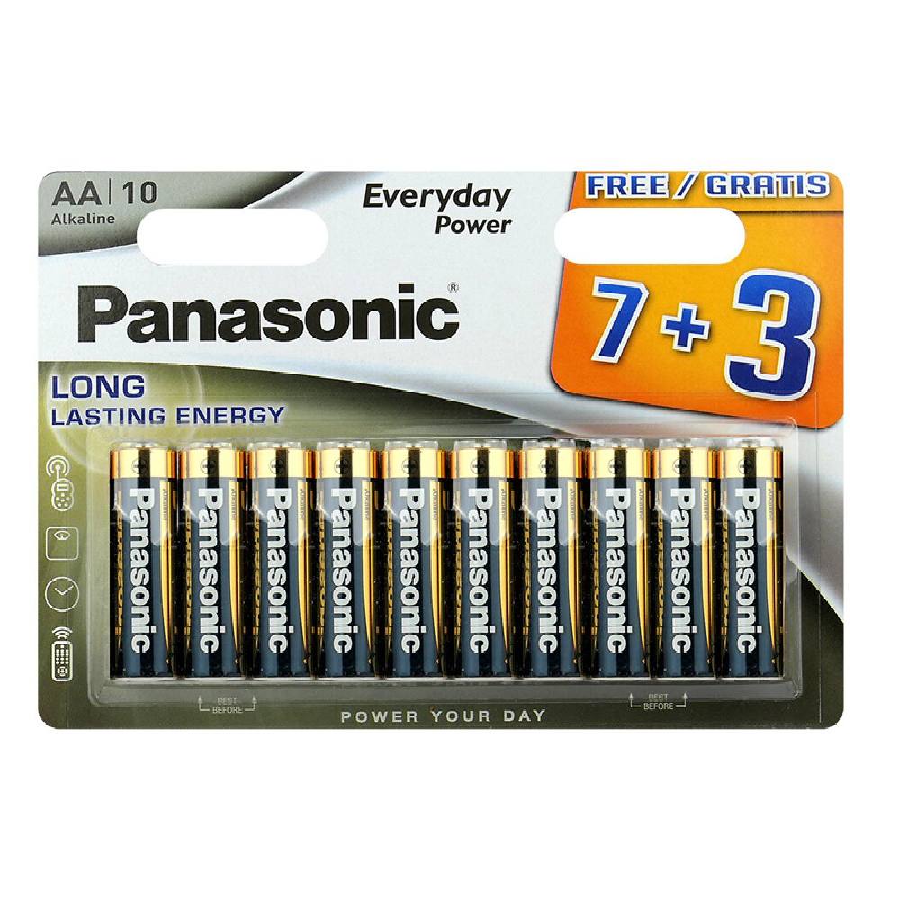 Panasonic Everyday Power LR6EPS/10BW size AA Τεμ. 7+3