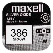 Buttoncell Maxell 386/SR43W/SR43 Τεμ. 1